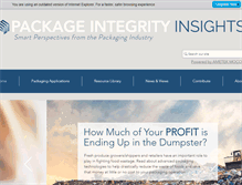 Tablet Screenshot of packageintegrity.com